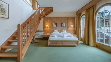 Turm Suite Schlafbereich - Hotel Kerschdorfer, Kaltenbach Zillertal